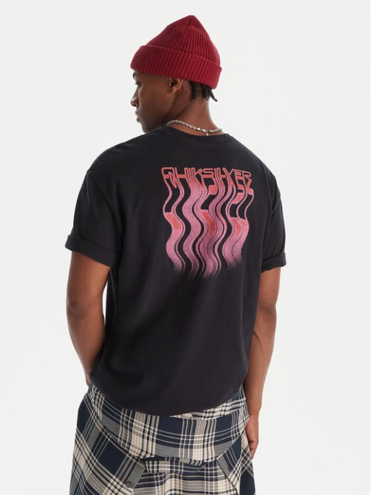 Zdjęcie produktu Quiksilver T-Shirt Elderberry EQYZT08200 Czarny Regular Fit