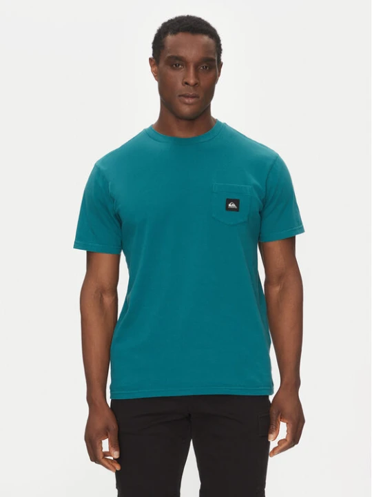 Zdjęcie produktu Quiksilver T-Shirt EQYZT08035 Zielony Regular Fit
