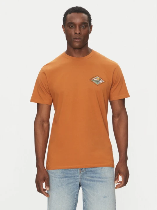 Zdjęcie produktu Quiksilver T-Shirt EQYZT08038 Brązowy Regular Fit