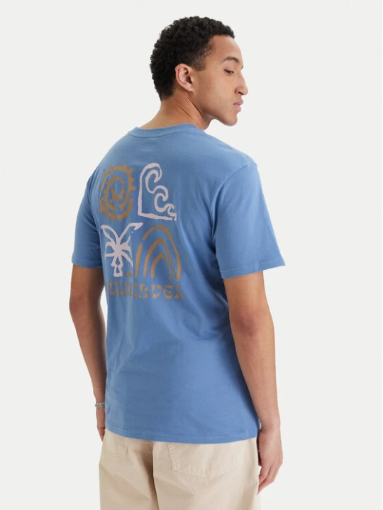 Zdjęcie produktu Quiksilver T-Shirt EQYZT08307 Niebieski Regular Fit