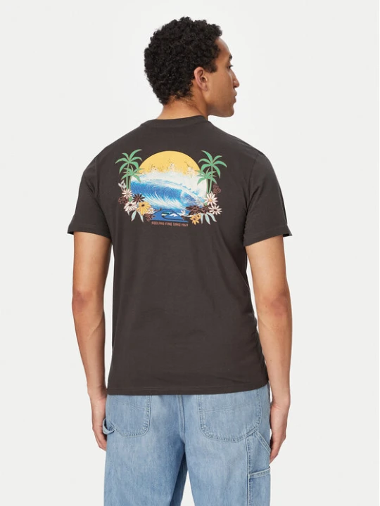 Zdjęcie produktu Quiksilver T-Shirt EV Barrel Paradise EQYZT08285 Czarny Regular Fit