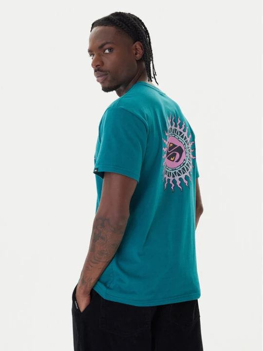 Zdjęcie produktu Quiksilver T-Shirt Ev Beach Blast SS EQYZT08046 Zielony Regular Fit