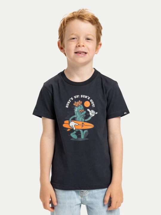 Zdjęcie produktu Quiksilver T-Shirt Ev Gone Surfing EQKZT03569 Czarny Regular Fit