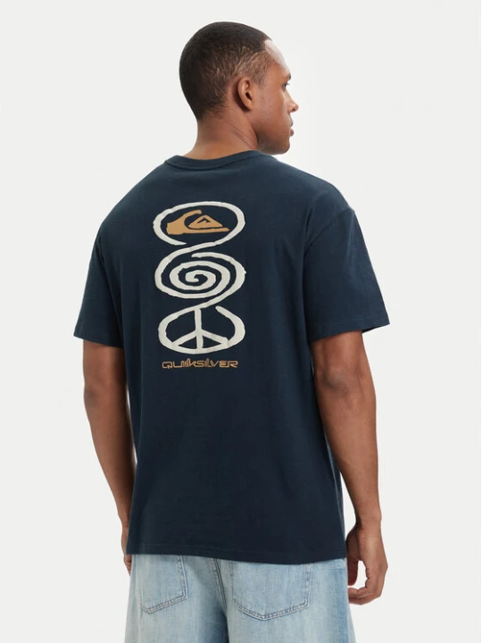 Zdjęcie produktu Quiksilver T-Shirt Harmony Spiral EQYZT08304 Granatowy Regular Fit
