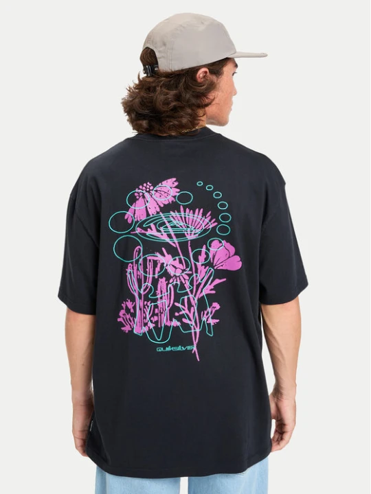 Zdjęcie produktu Quiksilver T-Shirt Hw Desert Paradise EQYZT08201 Czarny Comfort Fit