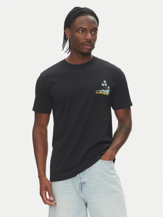 Zdjęcie produktu Quiksilver T-Shirt Palm Lines Ss EQYZT08057 Czarny