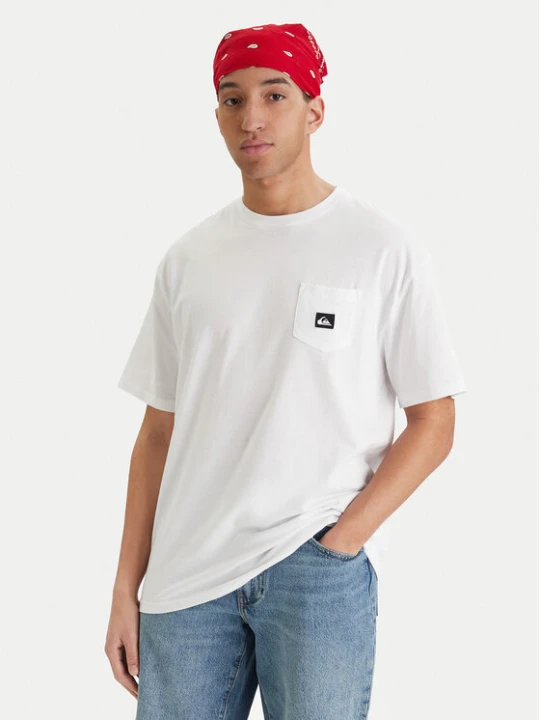 Zdjęcie produktu Quiksilver T-Shirt Salt Water EQYZT08205 Biały Comfort Fit