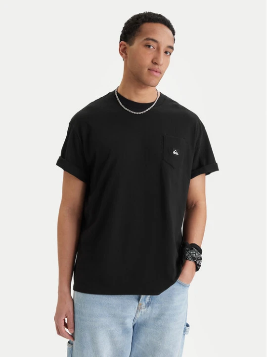 Zdjęcie produktu Quiksilver T-Shirt Salt Water EQYZT08205 Czarny Comfort Fit