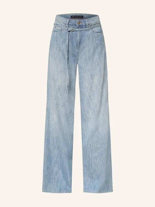 Zdjęcie produktu Raffaello Rossi Jeansy Sventy Belt Z Błyszczącą Przędzą blau 858 moonlight blue