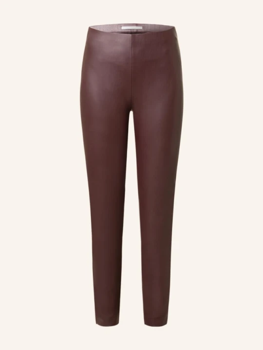 Zdjęcie produktu Raffaello Rossi Legginsy Resa Z Imitacji Skóry rot CIEMNOCZERWONY
