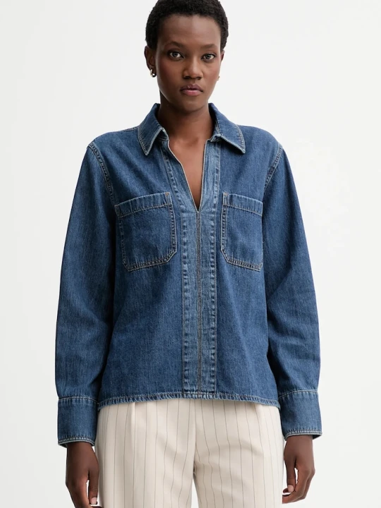 Zdjęcie produktu Rag & Bone bluzka jeansowa niebieski
