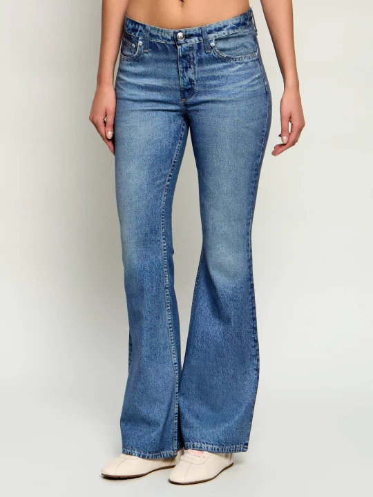Zdjęcie produktu Rag&Bone Jeansy DAHLIA | flare fit rag & bone niebieski