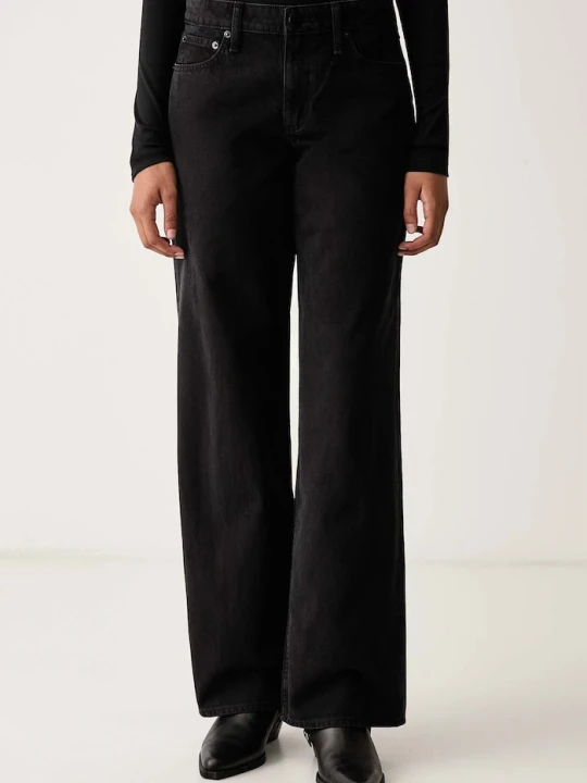 Zdjęcie produktu rag & bone jeansy relaxed fit damskie czarny