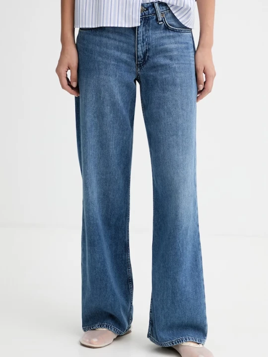 Zdjęcie produktu Rag & Bone jeansy straight damskie niebieski