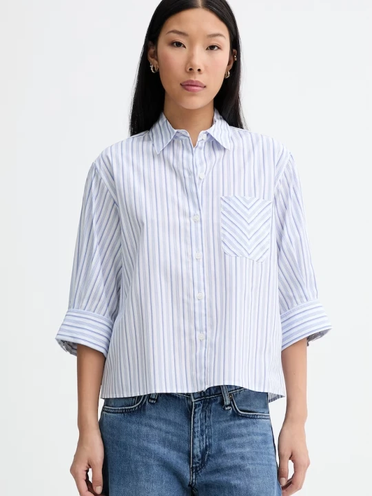 Zdjęcie produktu rag & bone koszula damska bawełniana Lucia niebieski