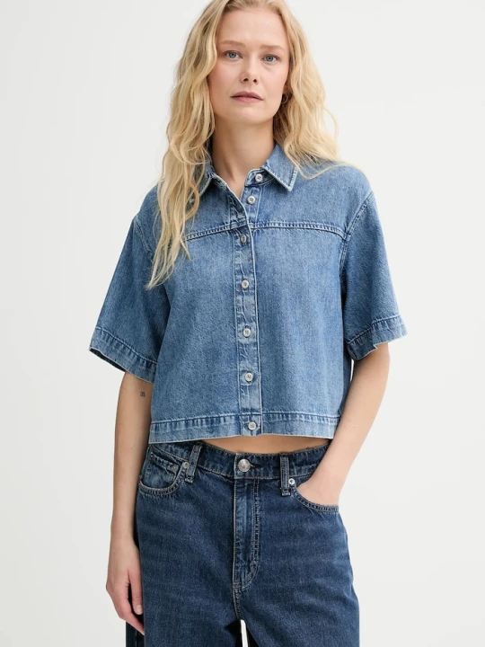 Zdjęcie produktu Rag & Bone koszula jeansowa niebieski