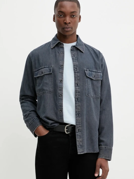 Zdjęcie produktu Rag & Bone koszula jeansowa niebieski