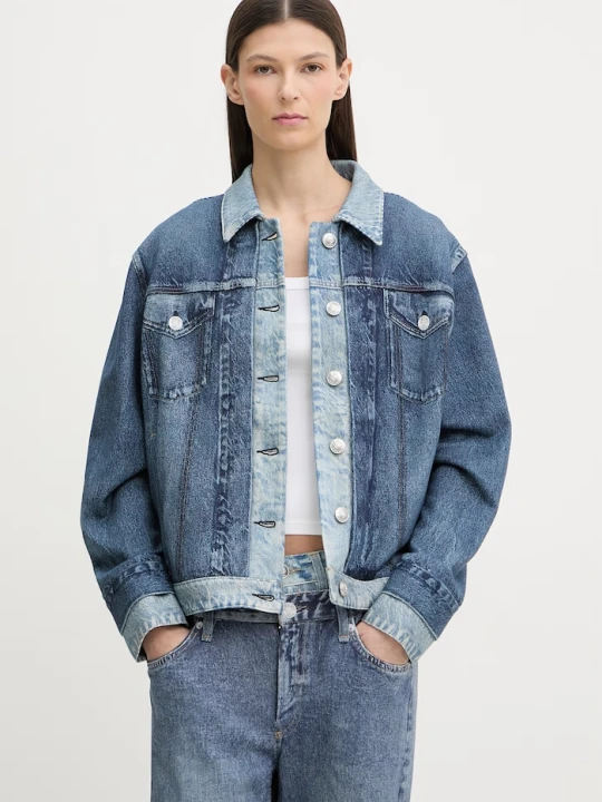 Zdjęcie produktu Rag & Bone kurtka przejściowa damska bawełniana Miramar niebieski