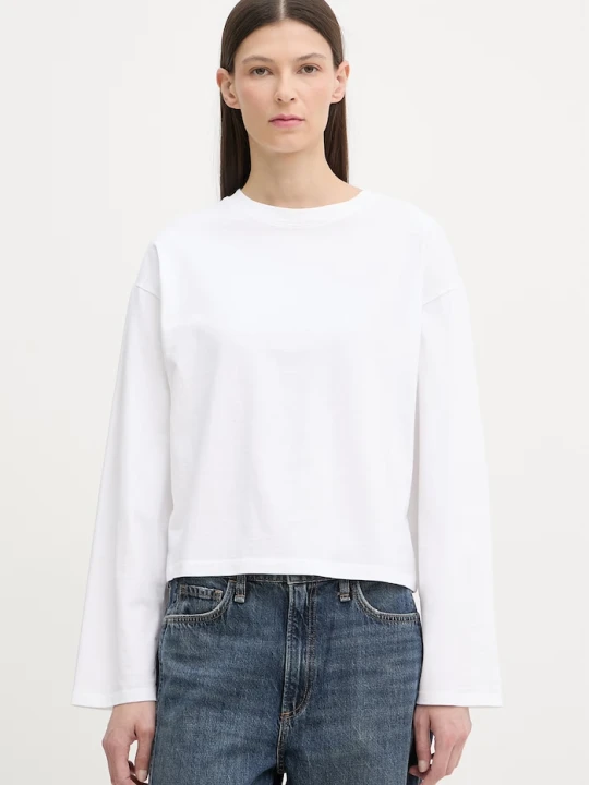 Zdjęcie produktu rag & bone longsleeve damski bawełniany Kelly biały