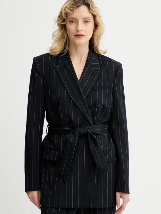 Zdjęcie produktu Rag & Bone marynarka z dodatkiem wełny granatowy