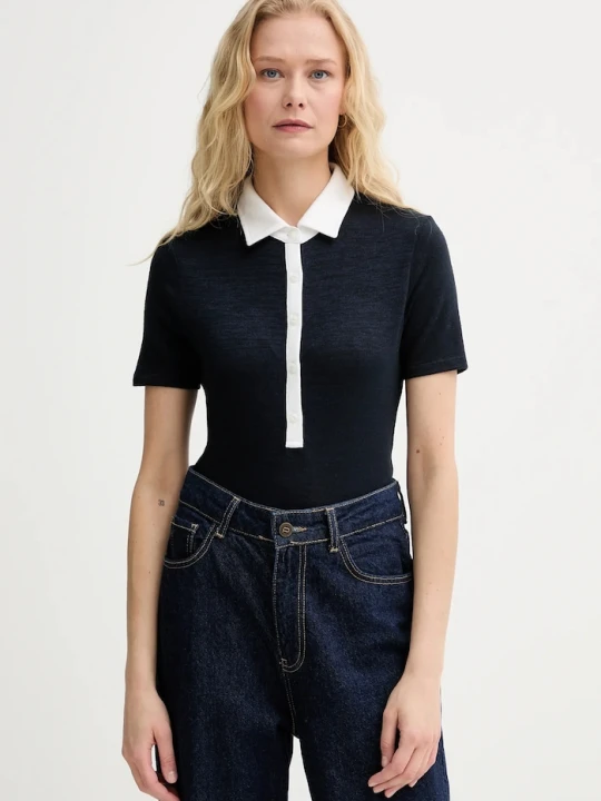 Zdjęcie produktu Rag & Bone polo granatowy