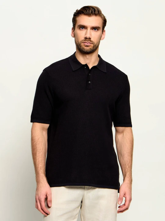 Zdjęcie produktu Rag&Bone Polo HARVEY | Regular Fit rag & bone czarny
