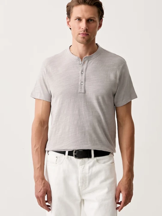 Zdjęcie produktu rag & bone polo męskie bawełniane beżowy