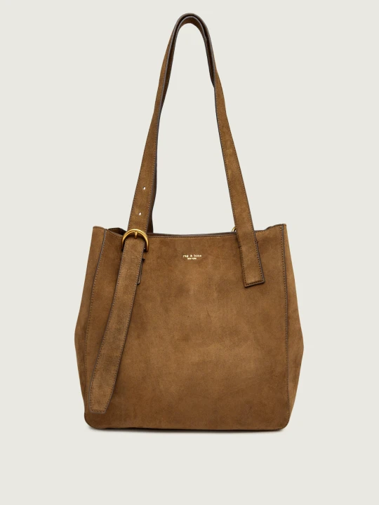 Zdjęcie produktu Rag&Bone Shopperka Parker | zamsz rag & bone beżowy