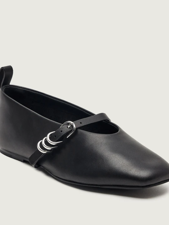 Zdjęcie produktu Rag&Bone Skórzane baleriny Spire Mary Jane rag & bone czarny