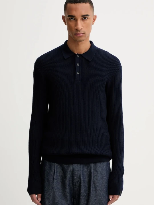 Zdjęcie produktu Rag & Bone sweter wełniany granatowy
