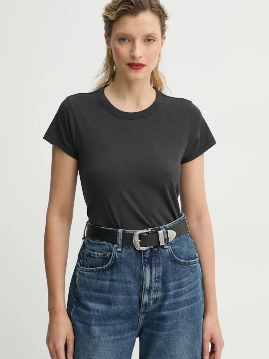Zdjęcie produktu Rag & Bone t-shirt bawełniany czarny