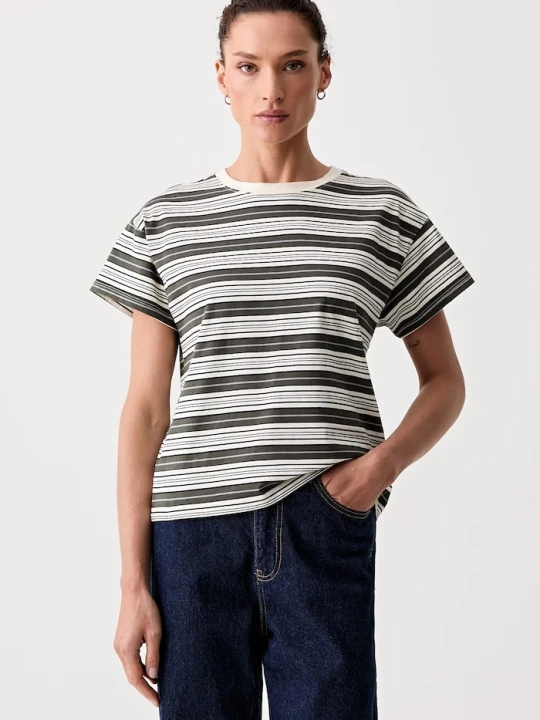 Zdjęcie produktu rag & bone T-shirt damski bawełniany Kelly zielony