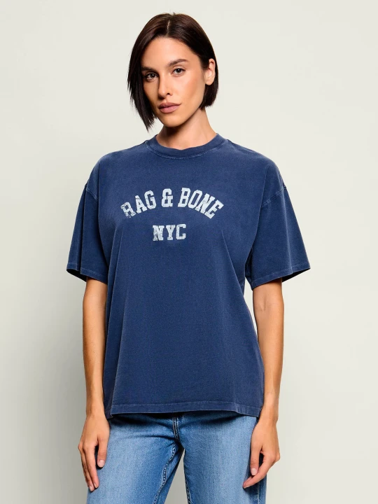 Zdjęcie produktu Rag&Bone T-shirt University Alex | Relaxed fit rag & bone niebieski