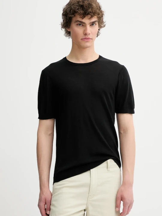 Zdjęcie produktu Rag & Bone t-shirt wełniany czarny