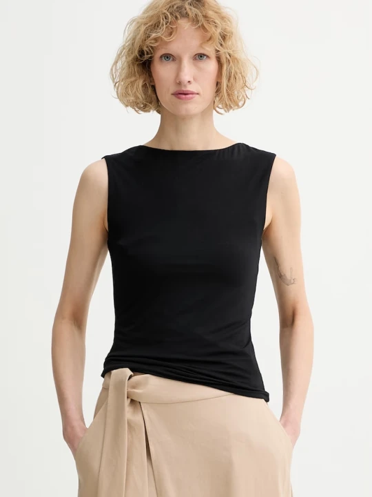Zdjęcie produktu rag & bone top damski z modalem Luca czarny