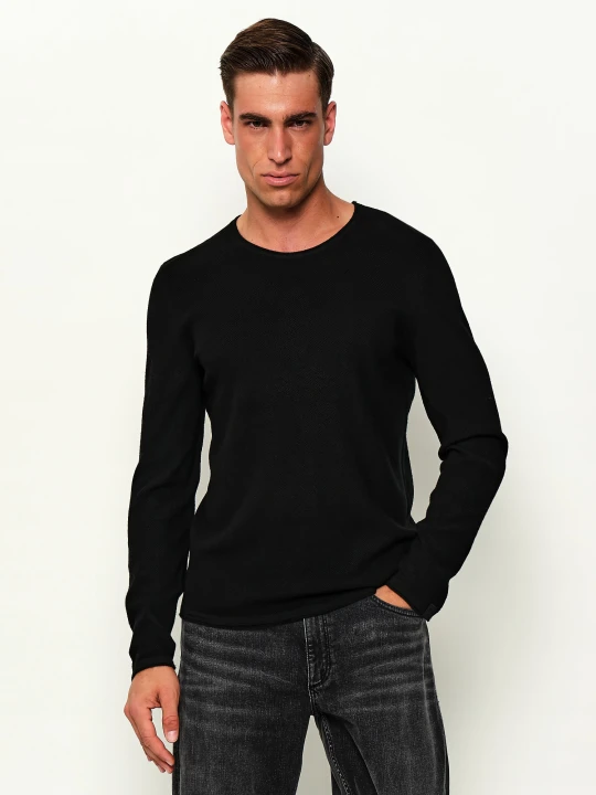 Zdjęcie produktu Rag&Bone Wełniany sweter Brooks | Slim Fit rag & bone czarny