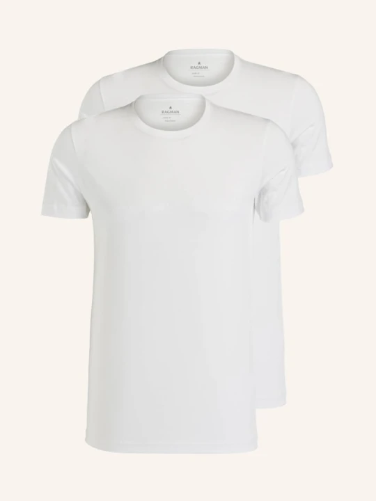 Zdjęcie produktu Ragman T-Shirt, 2 Szt. weiss BIAŁY