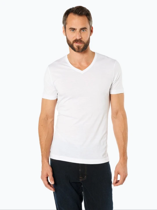 Zdjęcie produktu Ragman T-shirty pakowane po 2 szt. Mężczyźni Bawełna biały