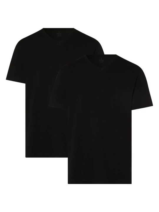 Zdjęcie produktu Ragman T-shirty pakowane po 2 szt. Mężczyźni Bawełna czarny