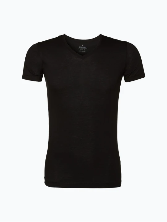 Zdjęcie produktu Ragman T-shirty pakowane po 2 sztuki Mężczyźni Bawełna czarny