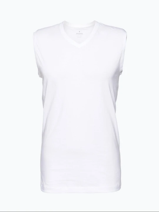 Zdjęcie produktu Ragman Tank topy pakowane po 2 szt. Mężczyźni Bawełna biały
