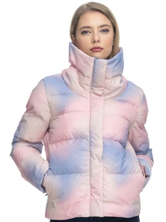 Zdjęcie produktu ragwear Kurtka pikowana w kolorze różowo-błękitnym rozmiar: M