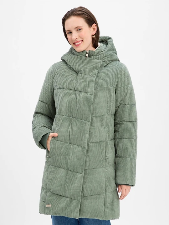 Zdjęcie produktu Ragwear Pikowany płaszcz - Pavla Cordy Kobiety Bawełna zielony