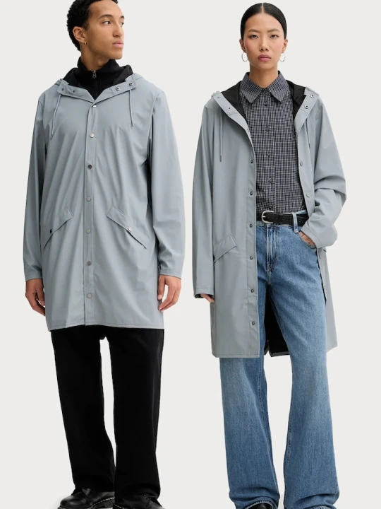 Zdjęcie produktu Rains kurtka przeciwdeszczowa 12020 Long Jacket W3 szary