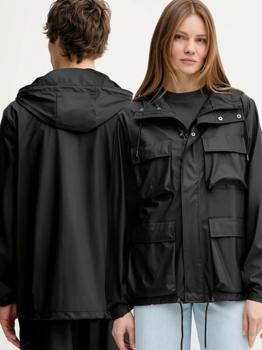 Zdjęcie produktu Rains kurtka przeciwdeszczowa 12210 Pocket Jacket W3 czarny