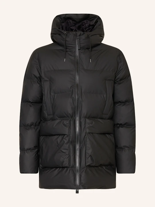 Zdjęcie produktu Rains Parka Alta schwarz CZARNY
