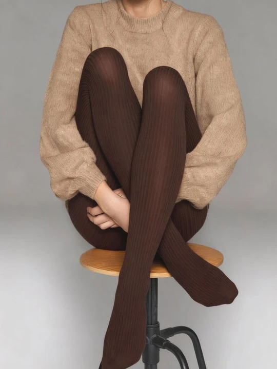 Zdjęcie produktu Rajstopy damskie ciepłe i miękkie z kaszmirem brązowe - Cashmere D09 Line MARILYN