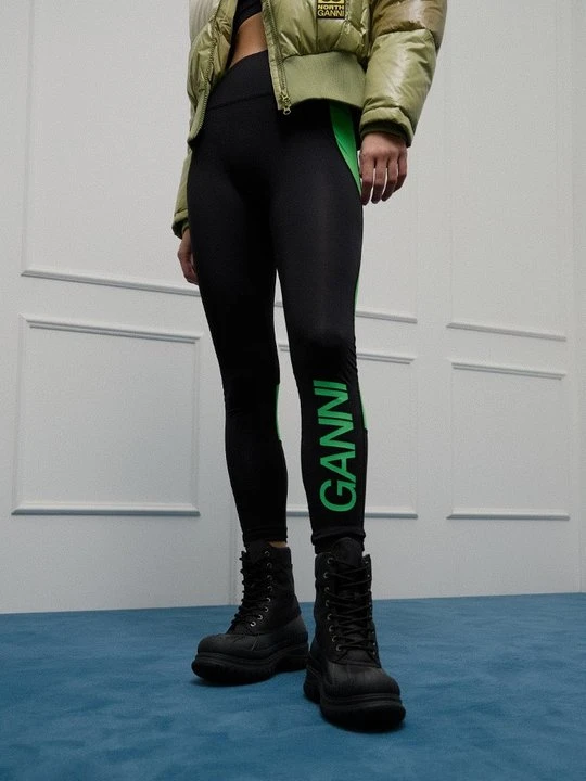 Zdjęcie produktu Legginsy Ganni czarny
