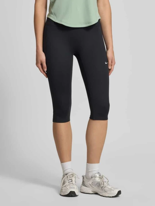 Zdjęcie produktu Rajstopy z elastycznym pasem i logo Nike Czarny