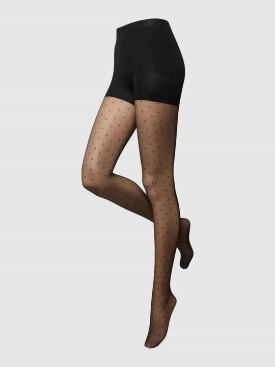 Zdjęcie produktu Rajstopy z szortami modelującymi model ‘SEXY DOTS’ Magic Bodyfashion Czarny